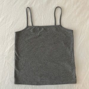 Simple grey tank top